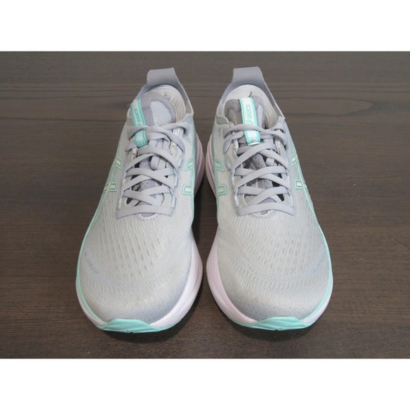 Asics Gel Nimbus 27 Running Shoes Womens Size 7.5 Gray Sneakers 1012B753 Road - Picture 2 of 11